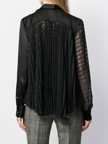 Thumbnail for your product : Sacai Sheer Pleated Blouse