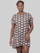 Thumbnail for your product : M&Co Izabel London Curve Eastern Print Shift Dress