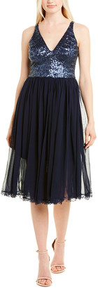 dress the population tracy chiffon dress
