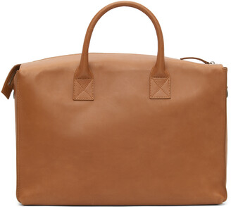 Marsèll Tan Leather Duffle Bag