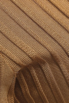 Thumbnail for your product : CASASOLA Tullia Ribbed-knit Midi Dress