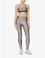 Thumbnail for your product : Koral Drive snake-print high-rise stretch-jersey leggings