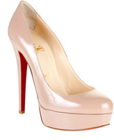 Thumbnail for your product : Christian Louboutin Bianca 140 patent nude pump