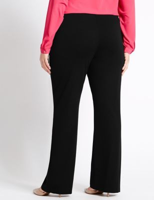Marks and Spencer PLUS Pull On Bootleg Trousers
