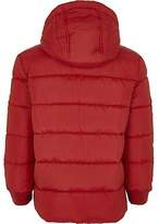 Thumbnail for your product : River Island Boys red puffer coat