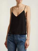 Thumbnail for your product : Raey Deep V-neck Silk Cami Top - Womens - Black