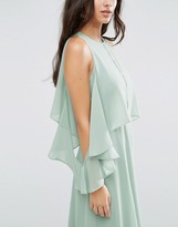 Thumbnail for your product : ASOS Extreme Cold Shoulder Maxi Dress