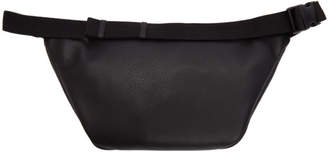Balenciaga Black Leather Logo Belt Bag