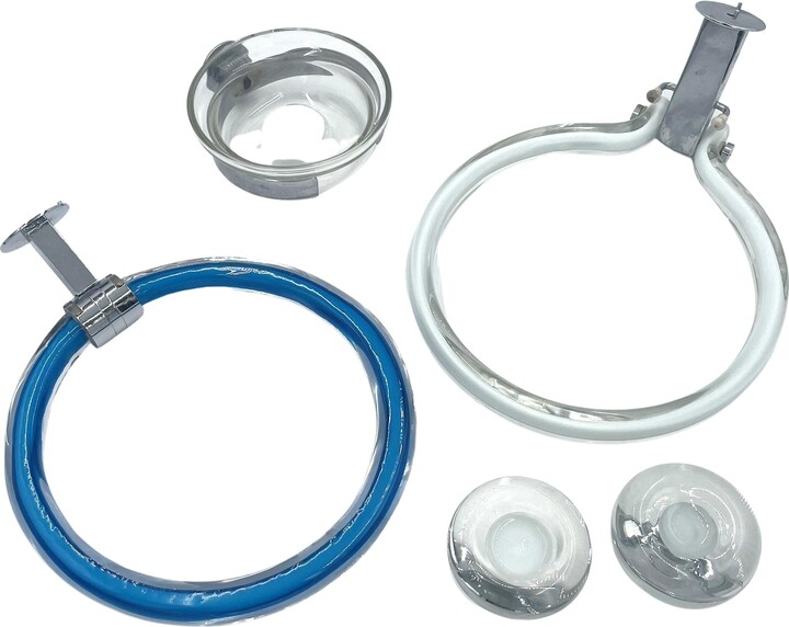 1stDibs Set Of Bathroom Accessories, Murano Glass, 1970s