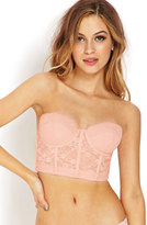 Thumbnail for your product : Forever 21 Strapless Lace Corset Bra