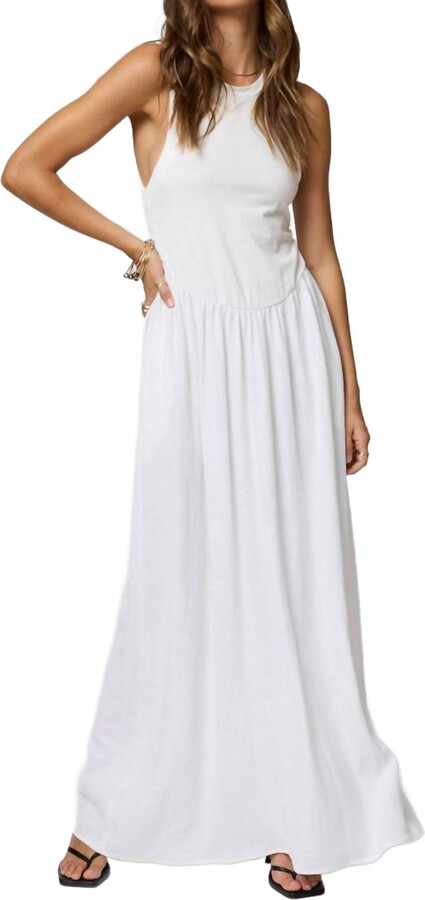 Stillwater Shep Tank Maxi Dress In White