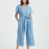 Thumbnail for your product : Belle Denim Jumpsuit In Blue