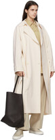 Thumbnail for your product : The Row Off-White Gabardine Oswin Trench Coat