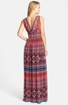 Thumbnail for your product : Maggy London Print Chiffon Maxi Dress