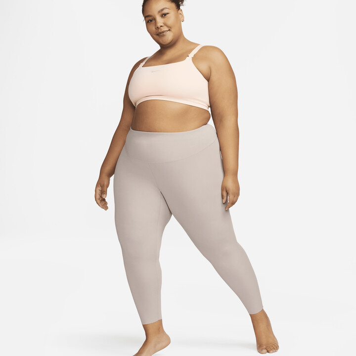 Nike Women's Zenvy Gentle-Support High-Waisted 7/8 Leggings in Brown -  ShopStyle Plus Size Pants