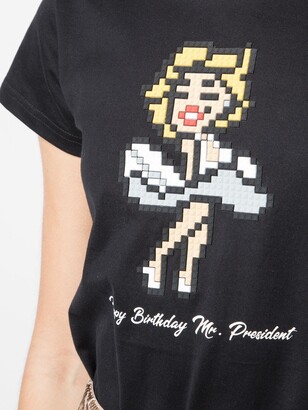 Mostly Heard Rarely Seen 8-Bit Flying Skirt T-shirt