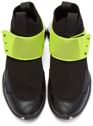 McQ Black and Green Hikaru 3.00 Sneakers