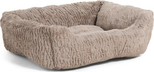 TJMAXX Connie Brushed Faux Fur Cuddler Pet Bed, Polyester
