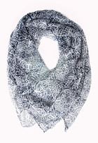 Thumbnail for your product : Forever 21 Ombré Damask Print Scarf