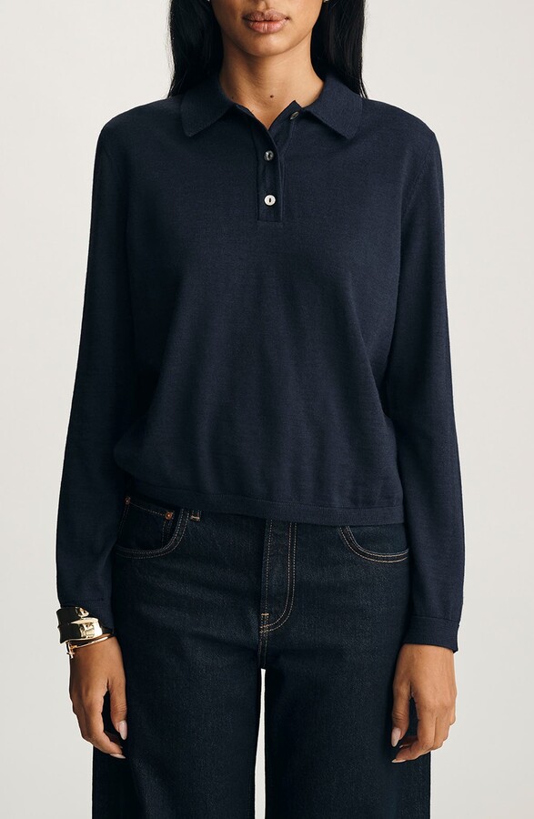 Mavi Jeans Wool Polo Sweater