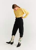 Thumbnail for your product : MANGO Ribbed knit sweater ecru - XS - Women