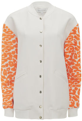 Finders Keepers Women's Once Again Bomber Jacket White