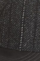 Thumbnail for your product : Rag and Bone 3856 rag & bone Leather Trimmed Stripe Baseball Cap