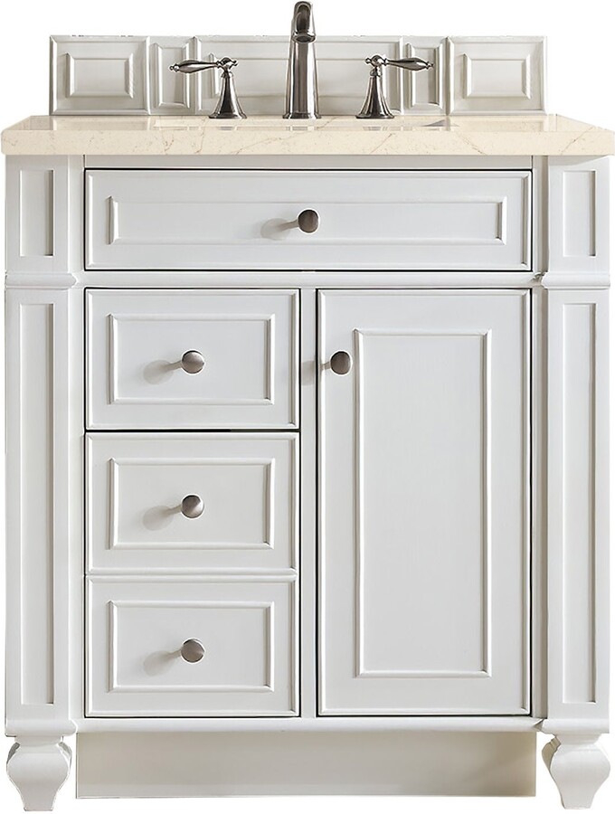 James Martin Vanities Bristol 30" Single Basin Hardwood Vanity Set