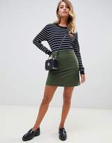 Thumbnail for your product : ASOS DESIGN tailored a-line mini skirt