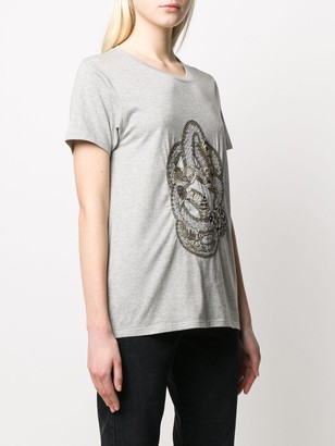 Zadig & Voltaire Aria embroidered T-shirt