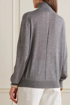 Thumbnail for your product : The Row Lambeth Cashmere Turtleneck Sweater - Gray