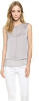 Thumbnail for your product : Vince Sleeveless Overlay Blouse