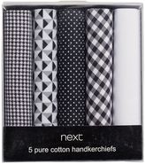 Thumbnail for your product : Next Five Pack Monochrome Handkerchiefs