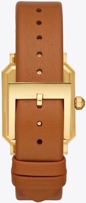 Robinson Watch, Brown Leather/Gold-Tone, 27x29 mm