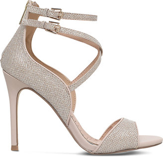 Miss KG Faleece embellished heeled sandals
