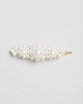 Thumbnail for your product : Johnny Loves Rosie Pearl Flower Large Hair Clip