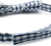 Thumbnail for your product : Il Gufo Linen Plaid Check-Pattern Bow Tie