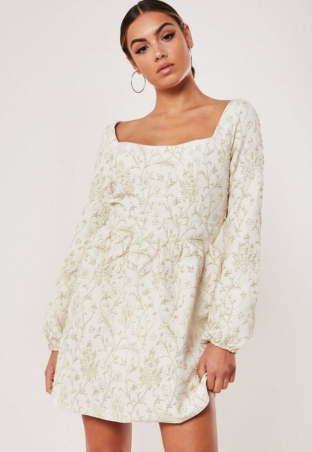 cream white and gold outfits