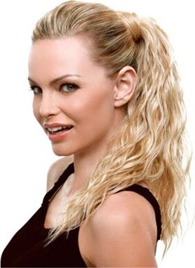 Hairdo. by Jessica Simpson & Ken Paves 18" Beach Curl Pony
