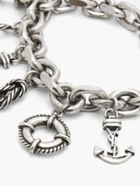 Thumbnail for your product : Saint Laurent Nautical-charm Bracelet - Silver
