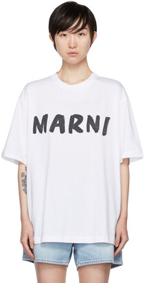 Marni White Cotton T-Shirt