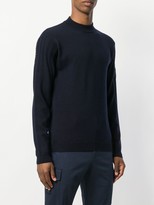 Thumbnail for your product : Fendi High Neck Sweater With Logo Patch