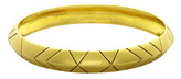 Thumbnail for your product : House Of Harlow Thick Stack Bangle in Yellow Gold