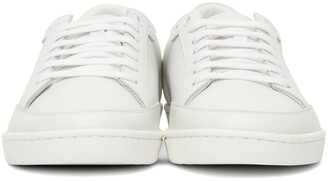 Saint Laurent White Court Classic SL/10 Sneakers