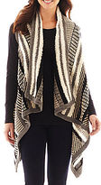 Thumbnail for your product : JCPenney a.n.a Drape-Front Cardigan Vest