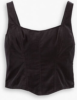 リーバイス Levis 【 Lennox Corset Top Caviar Women 】 ファッション レディースファッション トップス その他トップス Lennox Corset Top - Black | Levi's® US