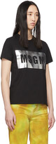 Thumbnail for your product : MSGM Black & Silver Logo T-Shirt