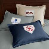 Thumbnail for your product : Pottery Barn Teen MLB Patch Standard Sham, Navy, Marlins Florida