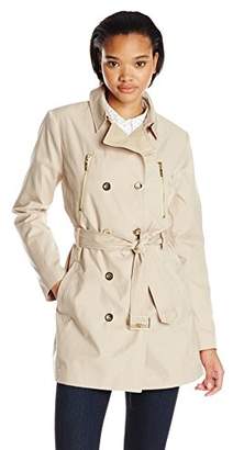 Kensie Women's Double Breasted Trench Coat