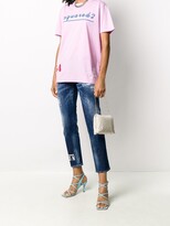 Thumbnail for your product : DSQUARED2 Logo Print Slim-Fit Jeans